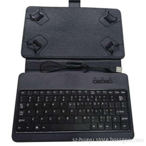 7-inch Universal Black Tablet PC Keyboard with Case